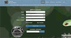 Desktop Screenshot of centralreservations.net